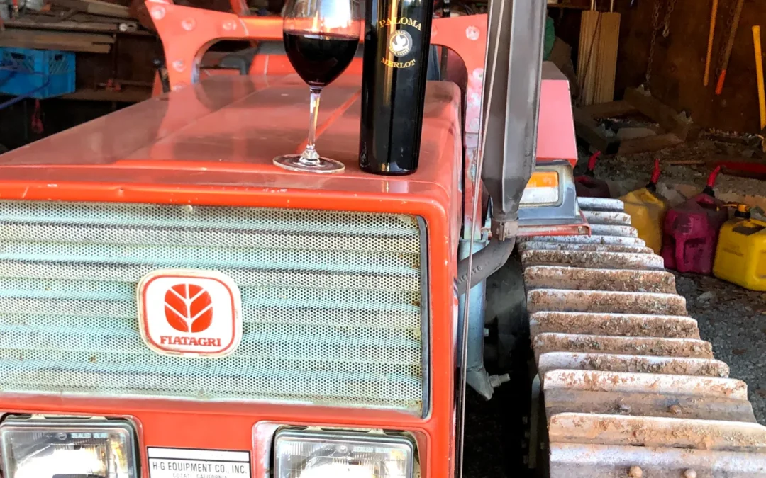 truck with paloma merlot on top