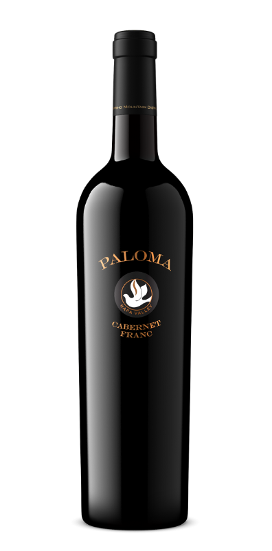 Paloma cabernet franc bottle shot
