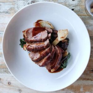 Duck Breast and Turnips with Medjool Dates